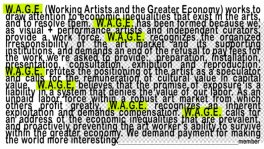 W.A.G.E. Certification - Working Artists And the Greater Economy (W.A.G.E.)